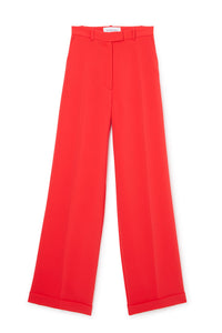 Red / WAISTED TAILO TROUSER