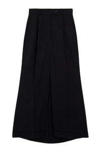 Black / MAXI TAILORED SKIRT