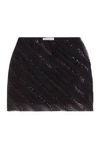 Black / TULLE MINI SKIRT