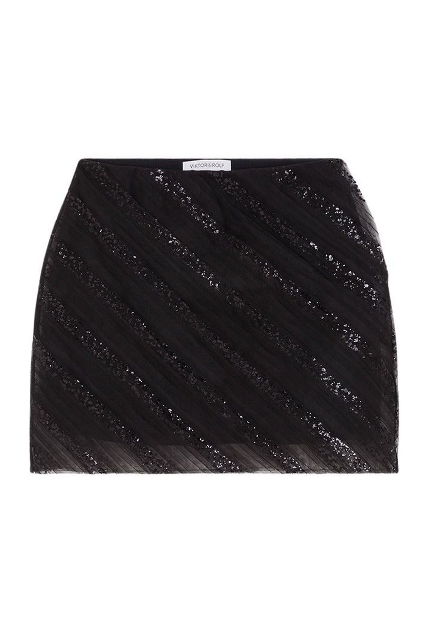 Black / TULLE MINI SKIRT