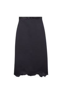 Black / HEM SKIRT