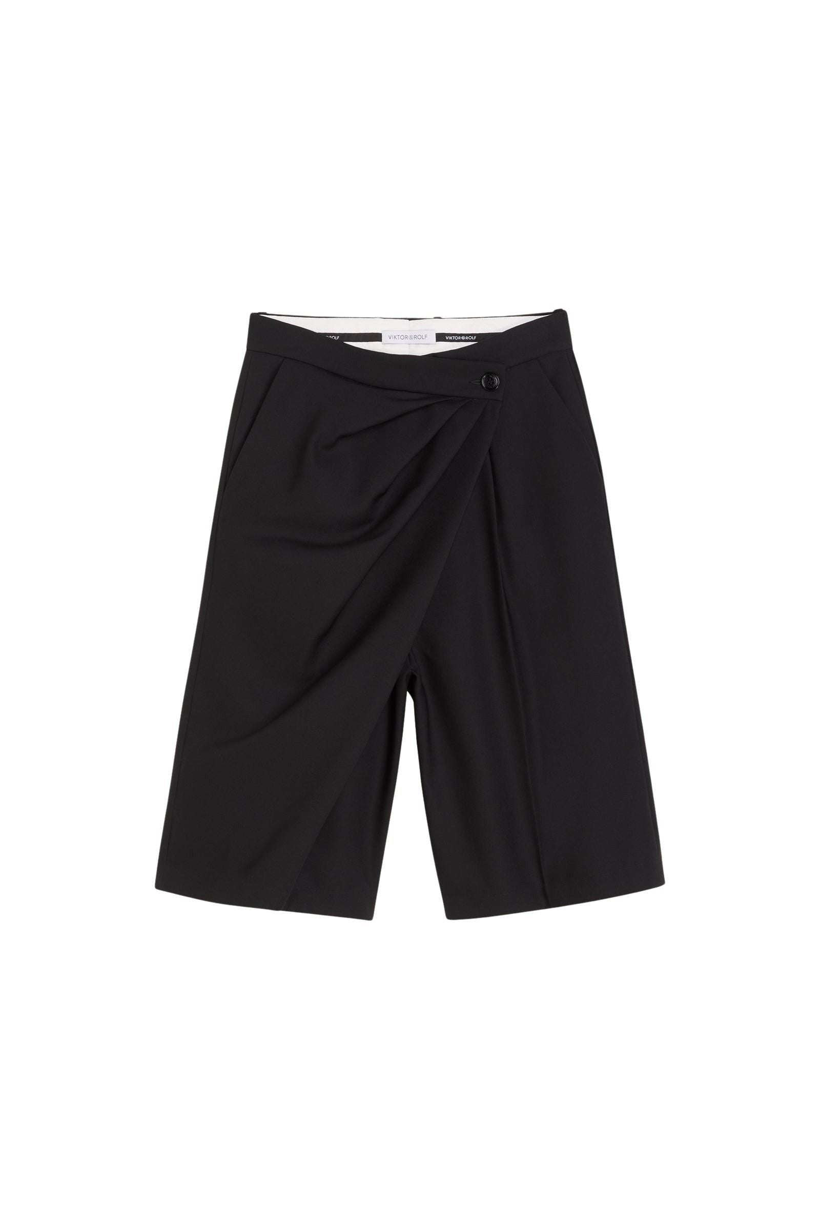 Black / PLEATED CULOTTES