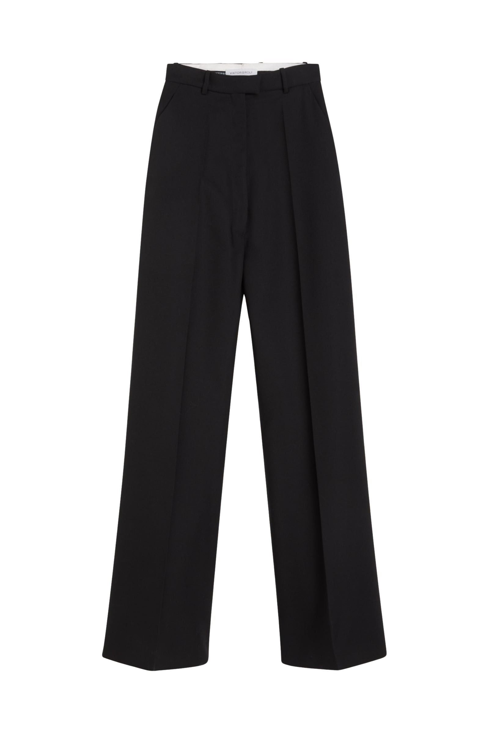 Black / EXTRA HIGH WAISTED PANTS