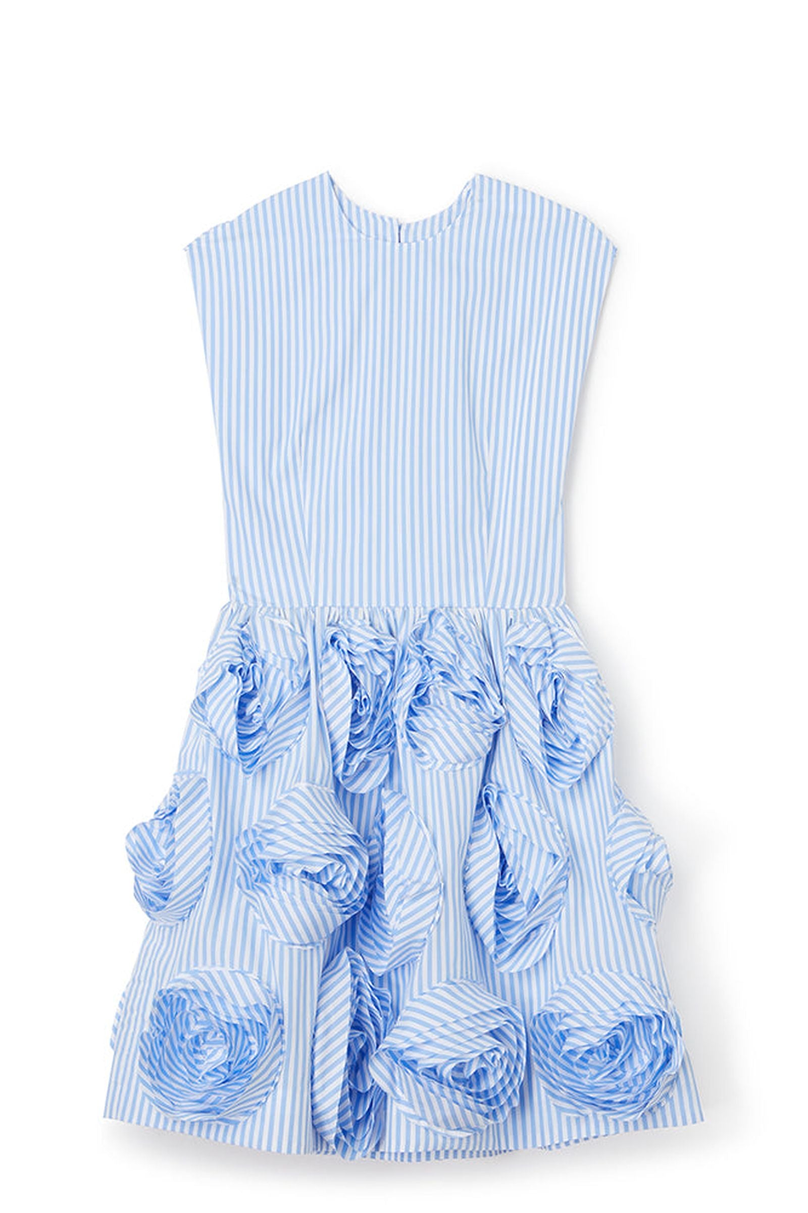Blue / ROSE APPLIQUE MINI DRESS