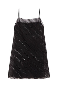 Black / TULLE CAMI DRESS