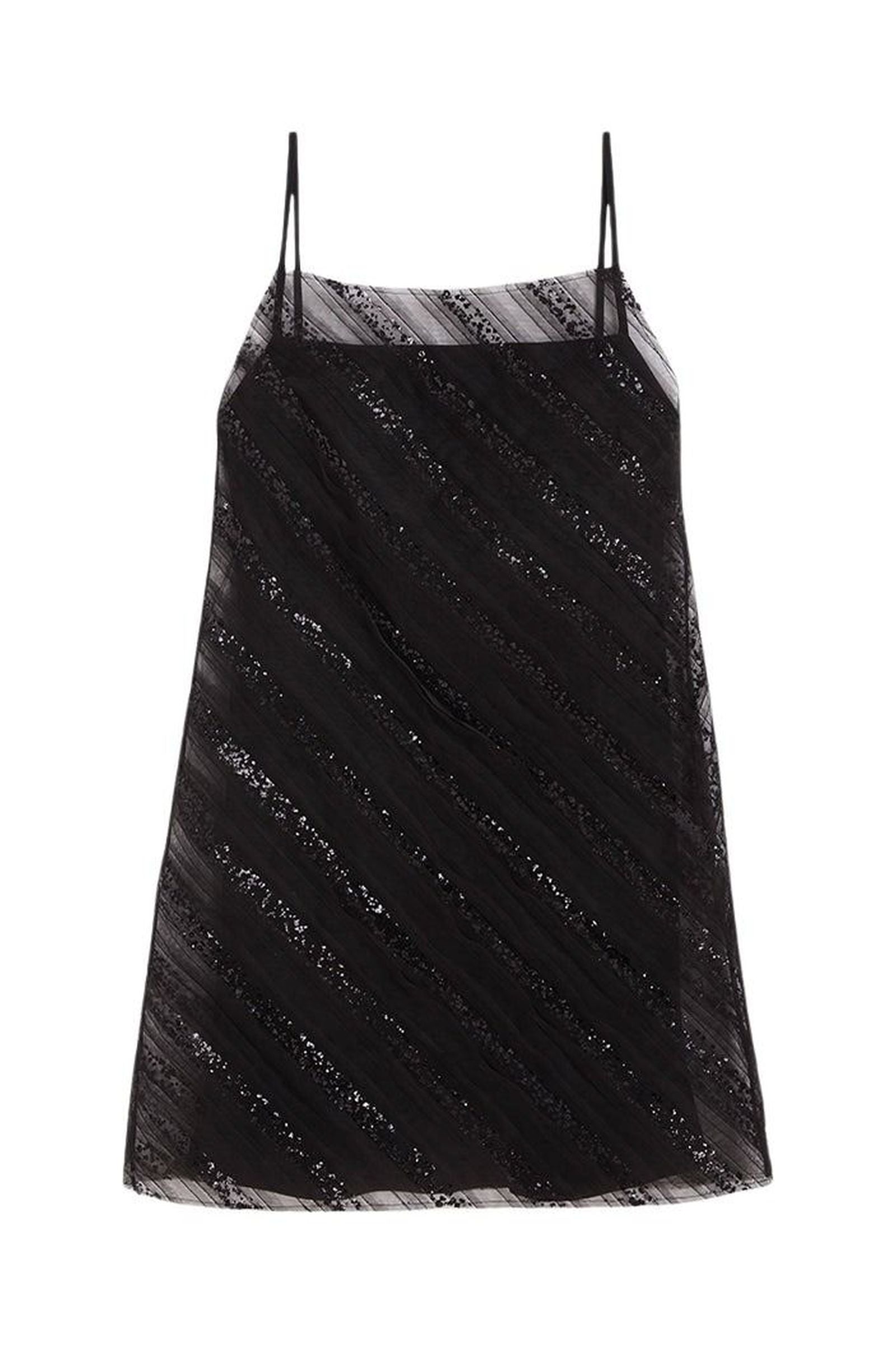 Black / TULLE CAMI DRESS