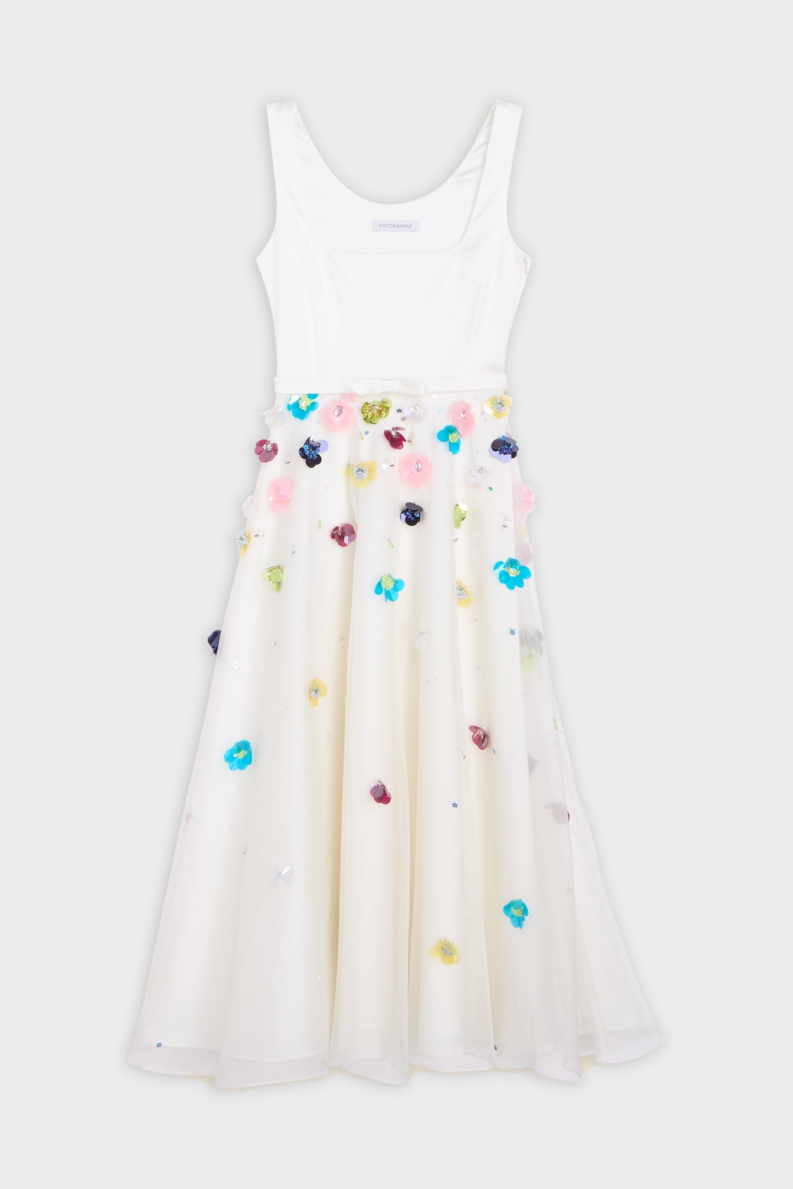 Multi / EMBROIDERED A-LINE GOWN