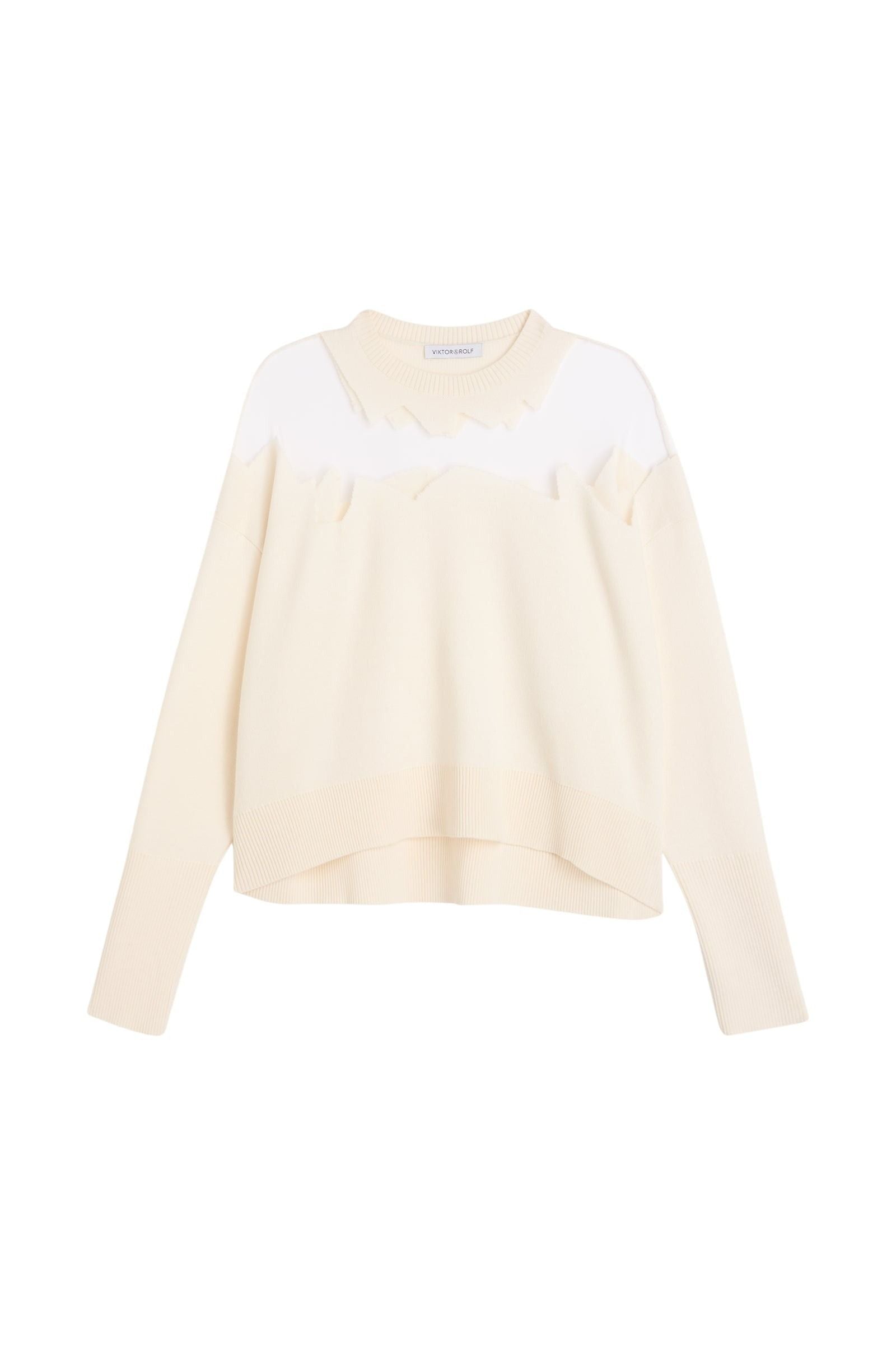 White / OVERSIZED SWEATER