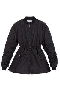 Black / BOMBER DRESS
