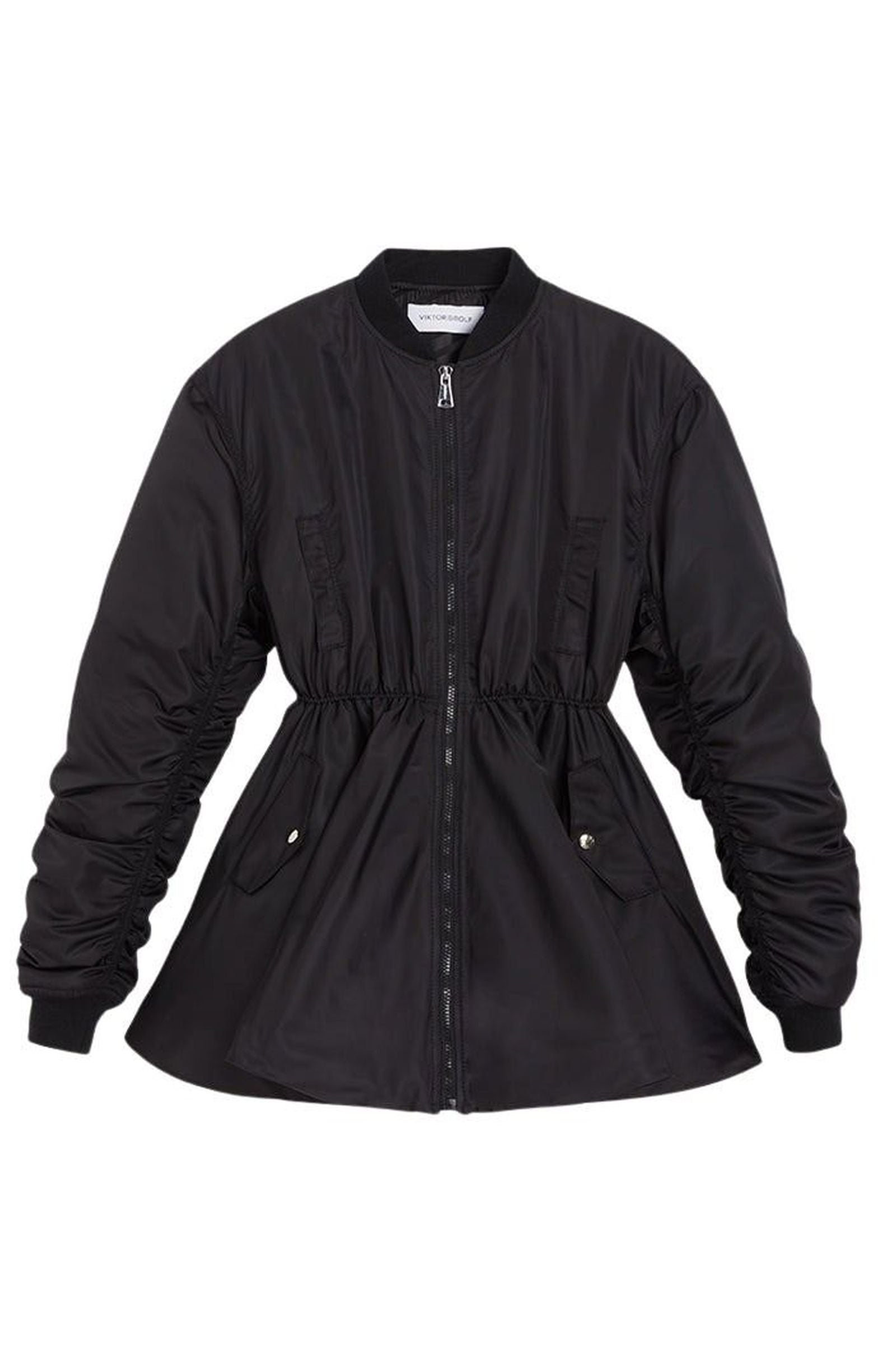 Black / BOMBER DRESS