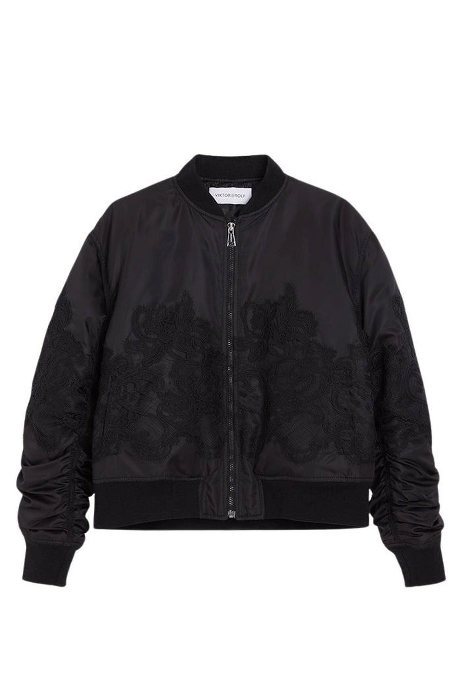 Black / LACE BOMBER