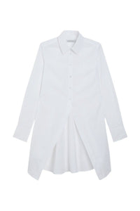 White / GODET SHIRT