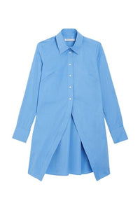Blue / GODET SHIRT
