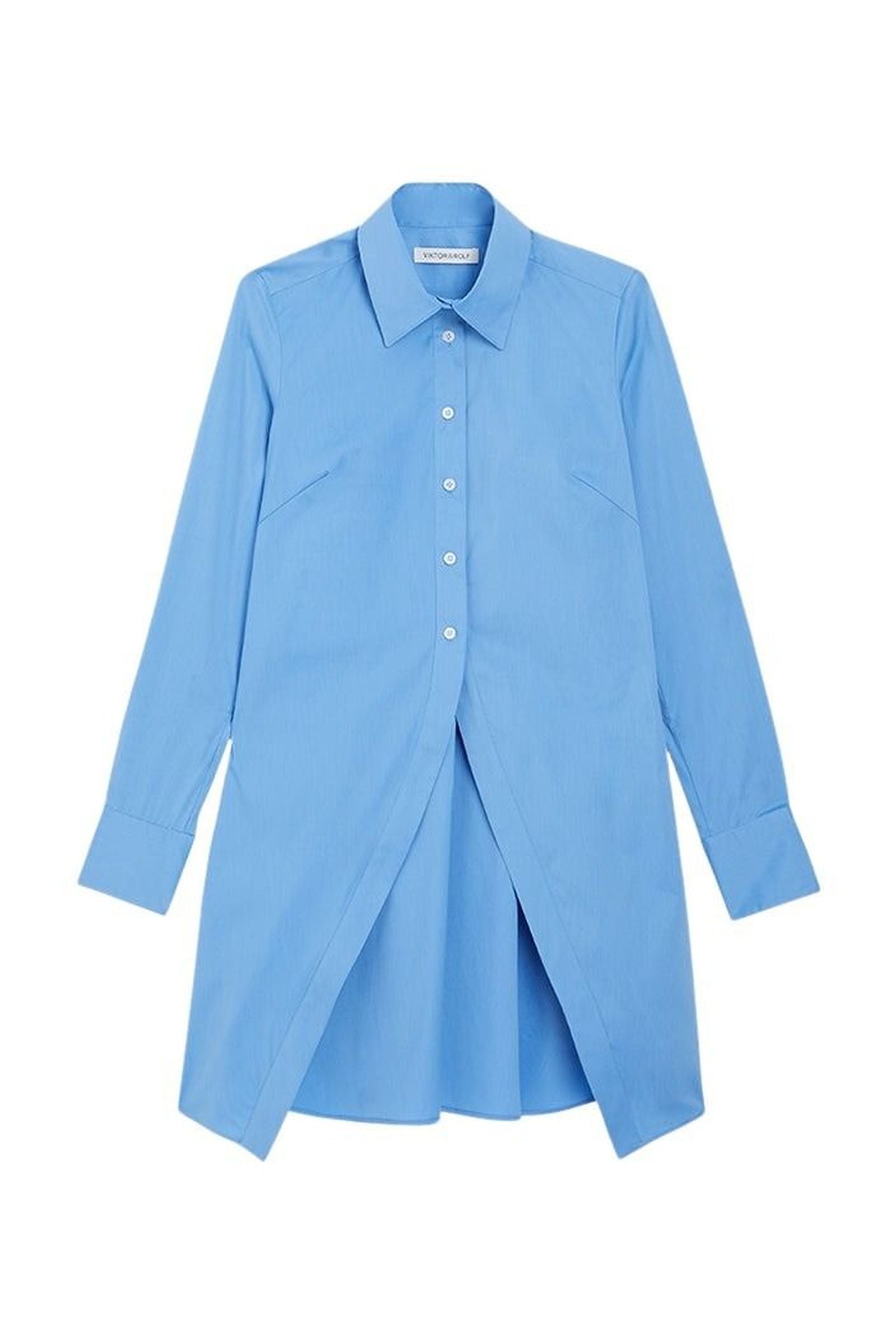 Blue / GODET SHIRT