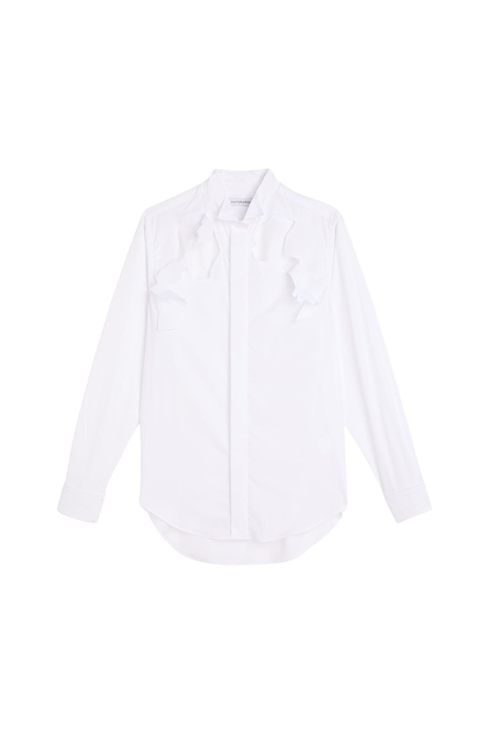 White / TUXEDO SHIRT