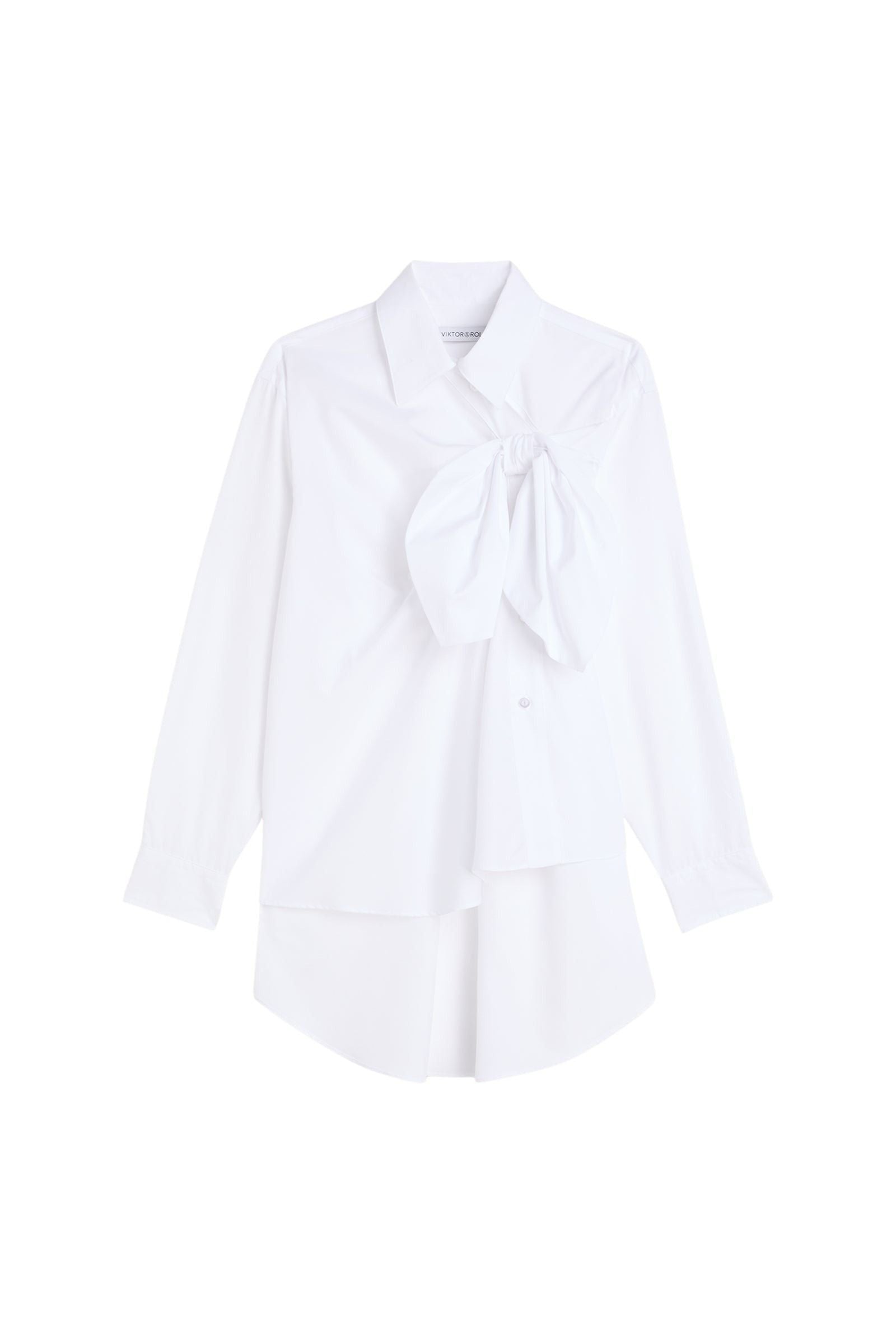 White / KNOTTED SHIRT