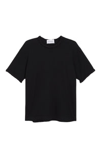 Black / BRAID DETAIL T-SHIRT