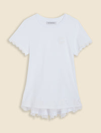White / GODET T-SHIRT