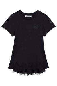 Black / GODET T-SHIRT