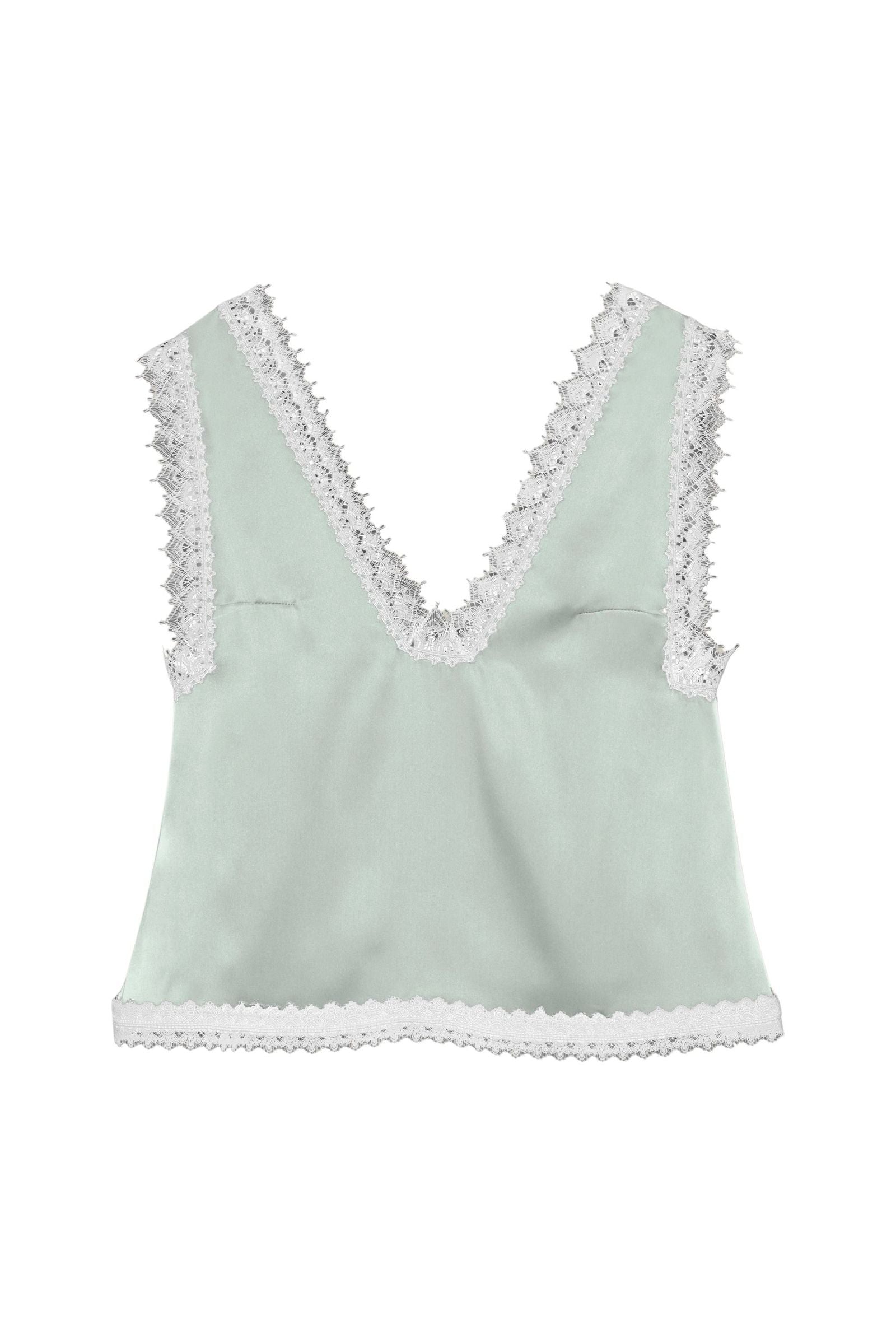 Blue / LACE CAMISOLE TOP