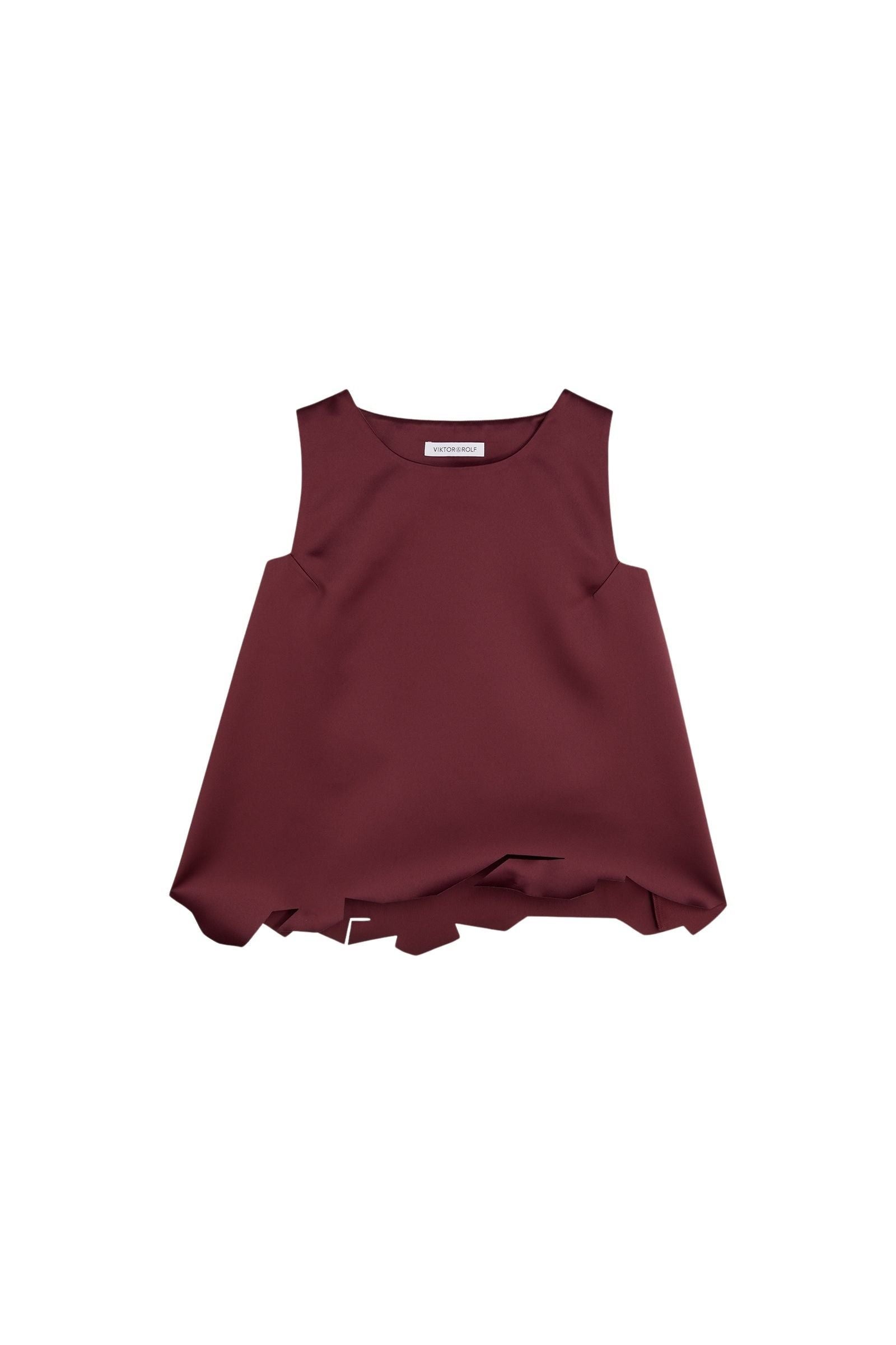 Burgundy / HEM CUT