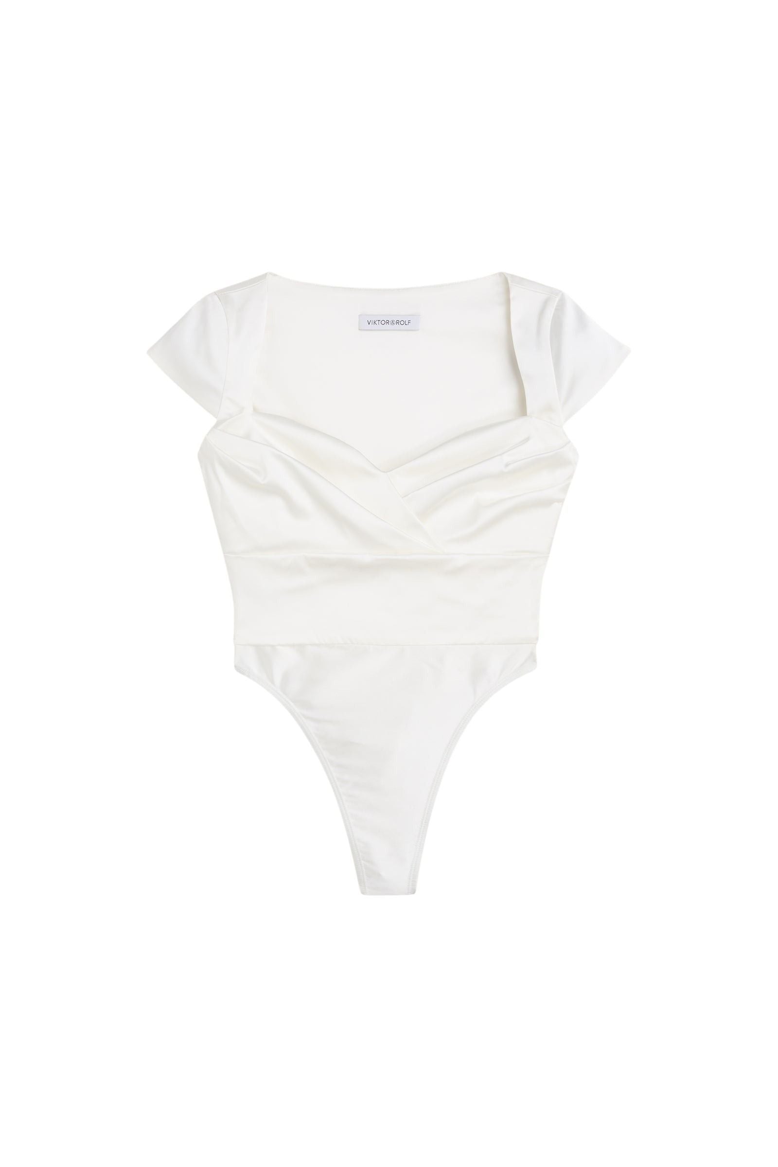White / PLEATED BODY
