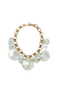 Shell discs necklace