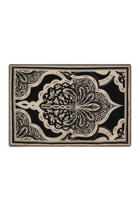Palma Sevillana cotton shawl - Black