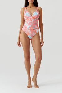 Maillot une pièce Panarea imprimé - Cosmic