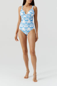 Panarea printed one-piece swimsuit - Florian
