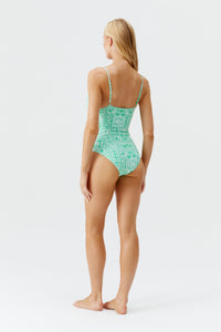 Maillot une pièce Panarea imprimé imprimé - Medina