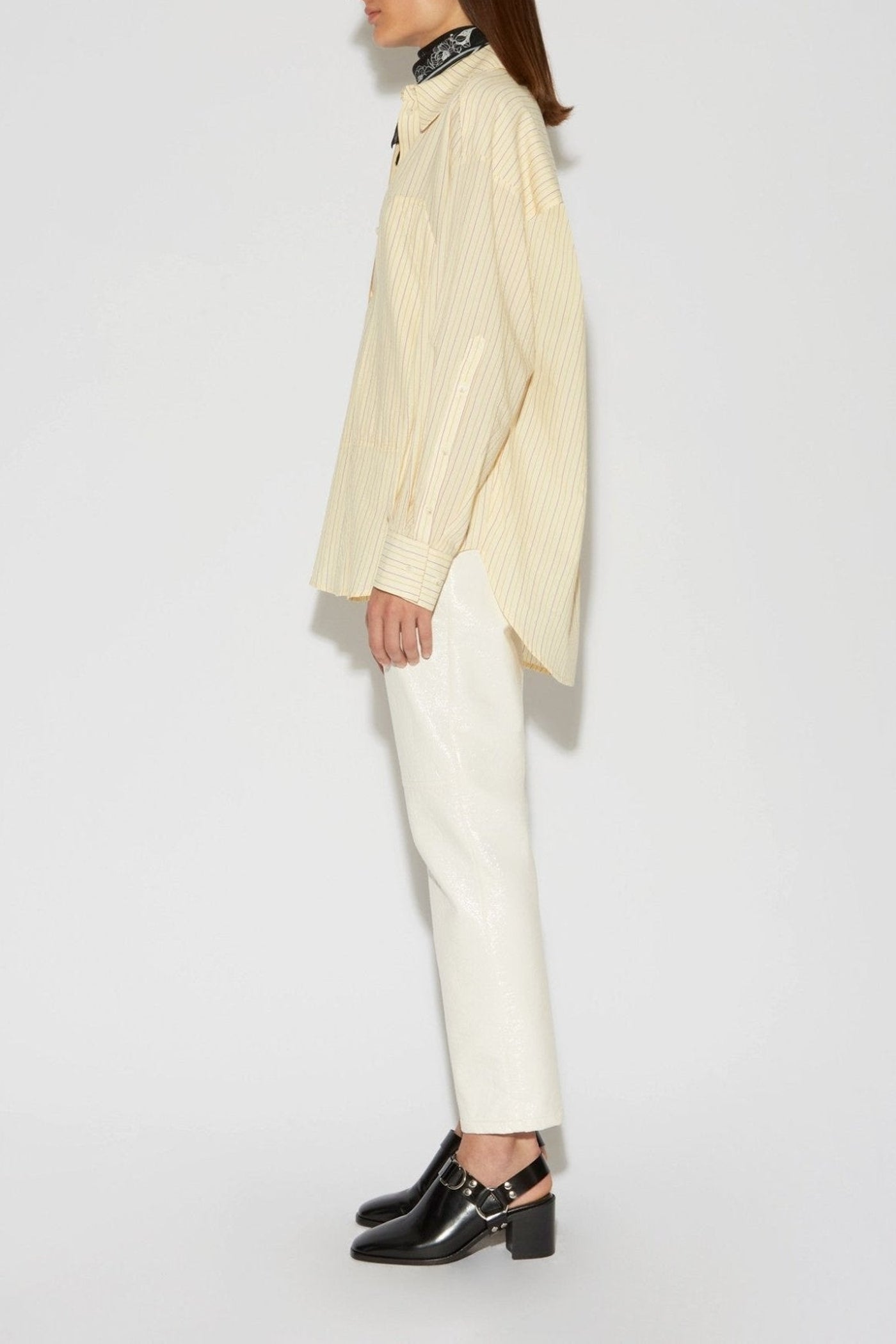 Pantalon Iggy en vinyle - Lait