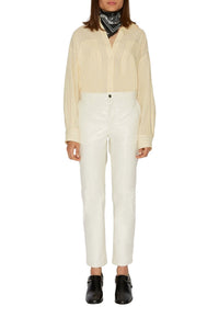 Pantalon Iggy en vinyle - Lait