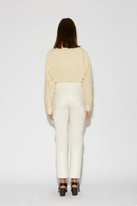 Pantalon Iggy en vinyle - Lait