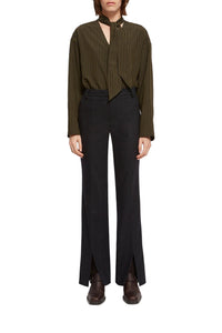 Island wool trousers - Black