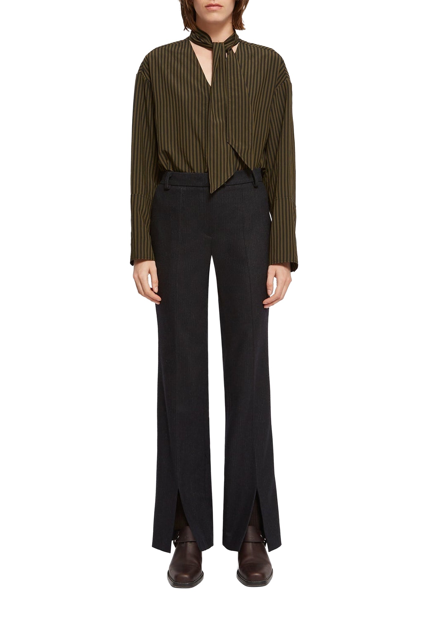 Island wool trousers - Black