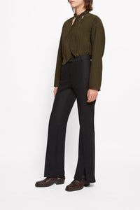 Island wool trousers - Black