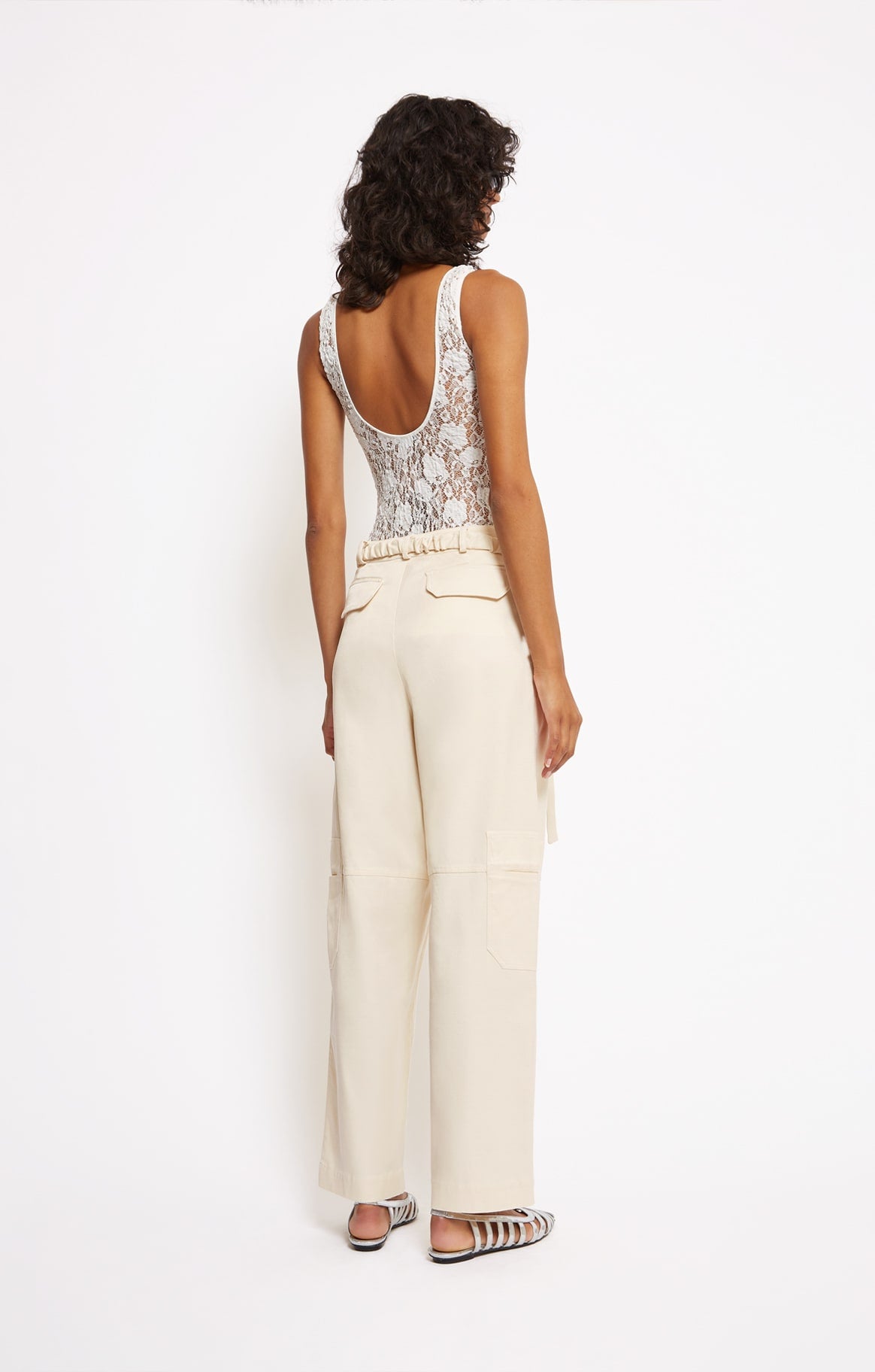 Pantalon cargo Jewel - Offwhite