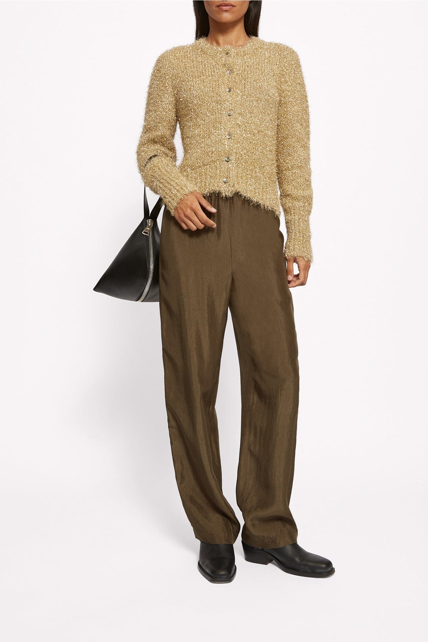 King straight trousers - Moka