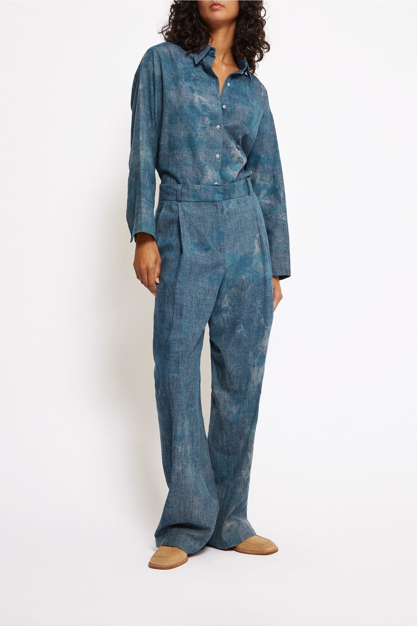 Pantalon Oscar en coton - Denim