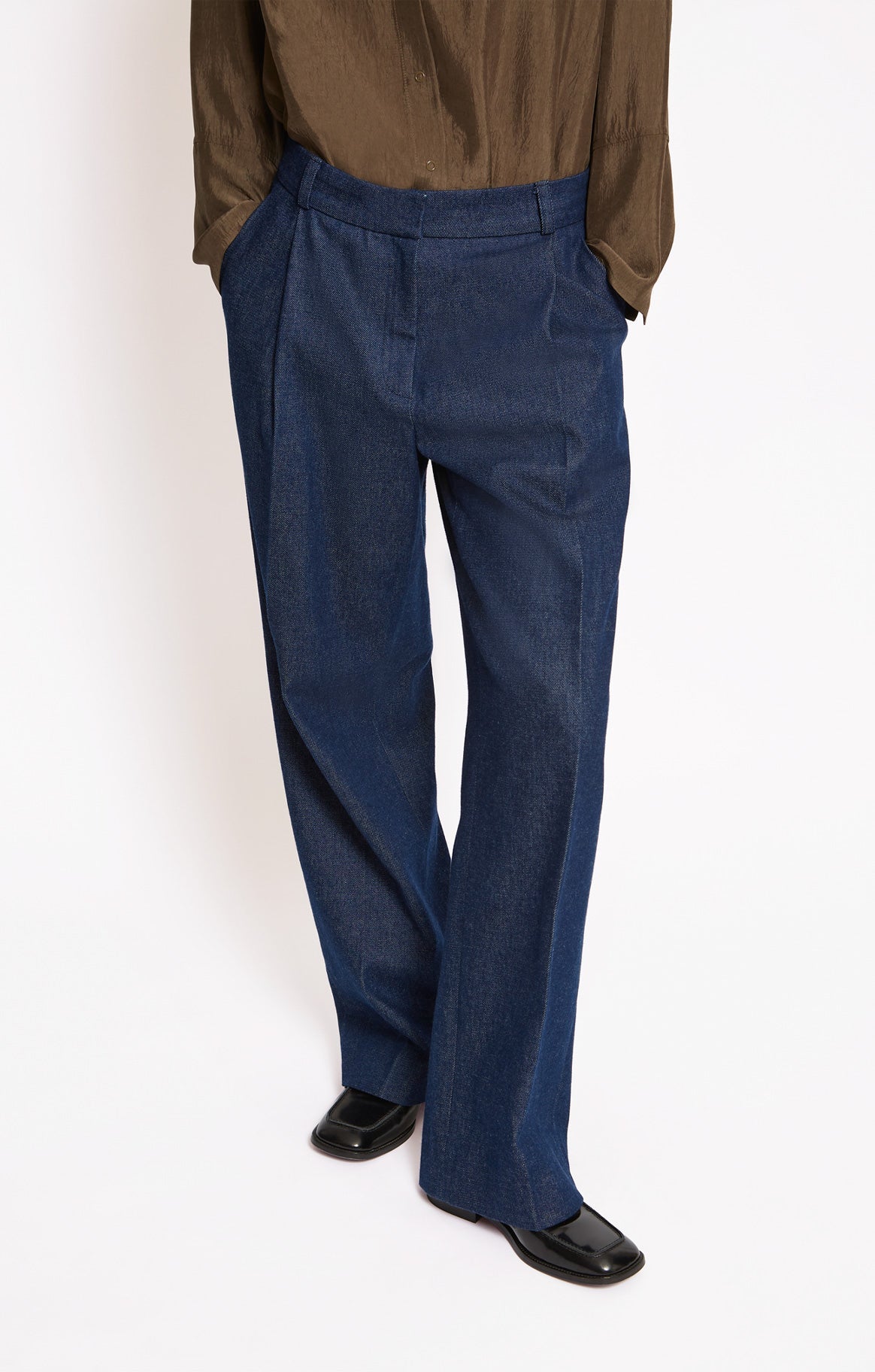 Pantalon Oscar en coton - Indigo