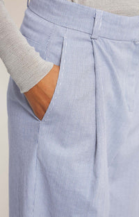 Pantalon Oscar en lin - Blanc