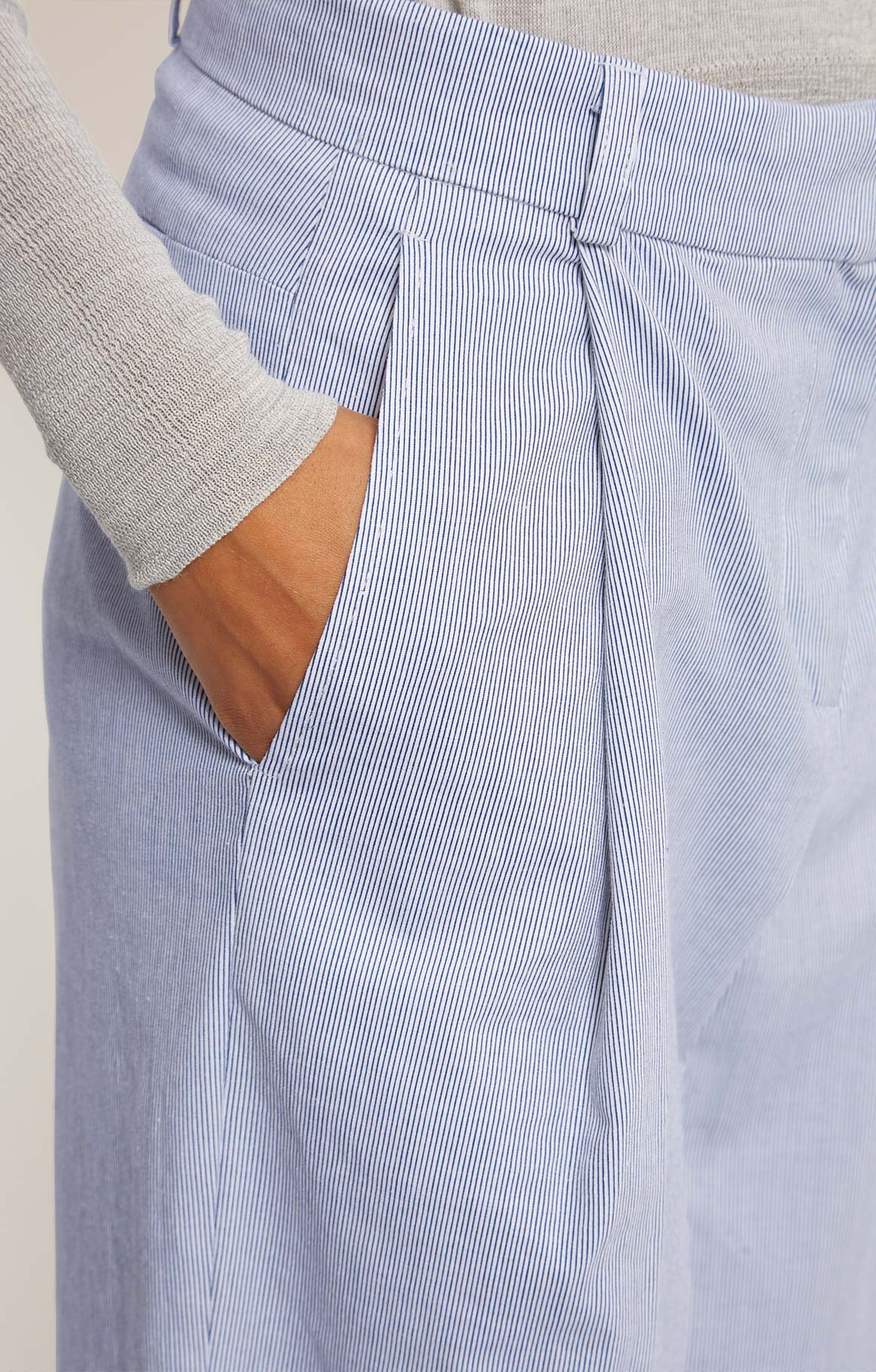 Pantalon Oscar en lin - Blanc