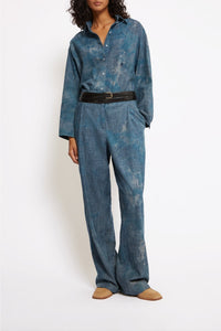 Pantalon Oscar en coton - Denim