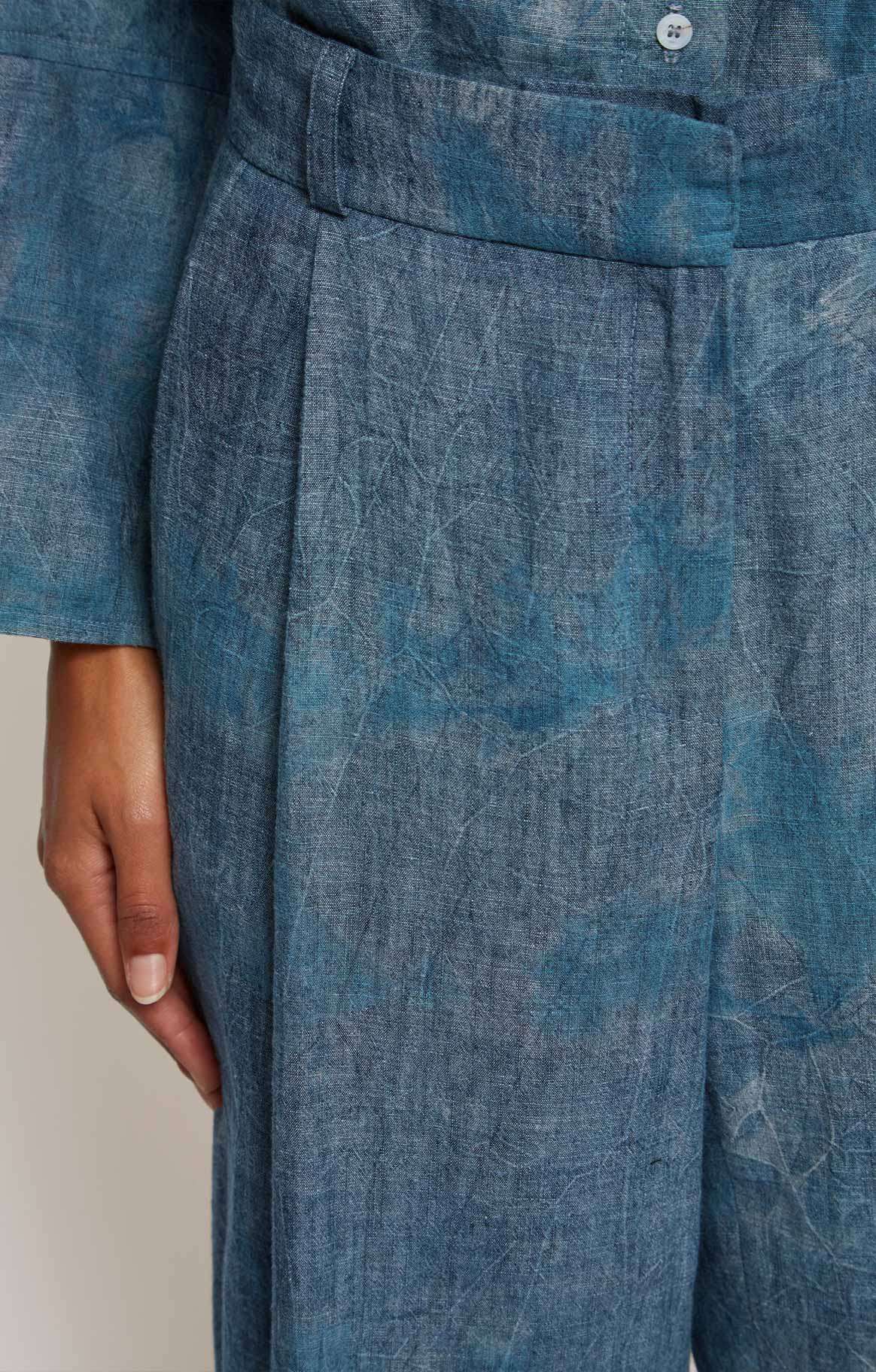 Pantalon Oscar en coton - Denim