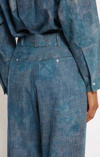Pantalon Oscar en coton - Denim