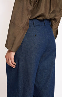 Pantalon Oscar en coton - Indigo