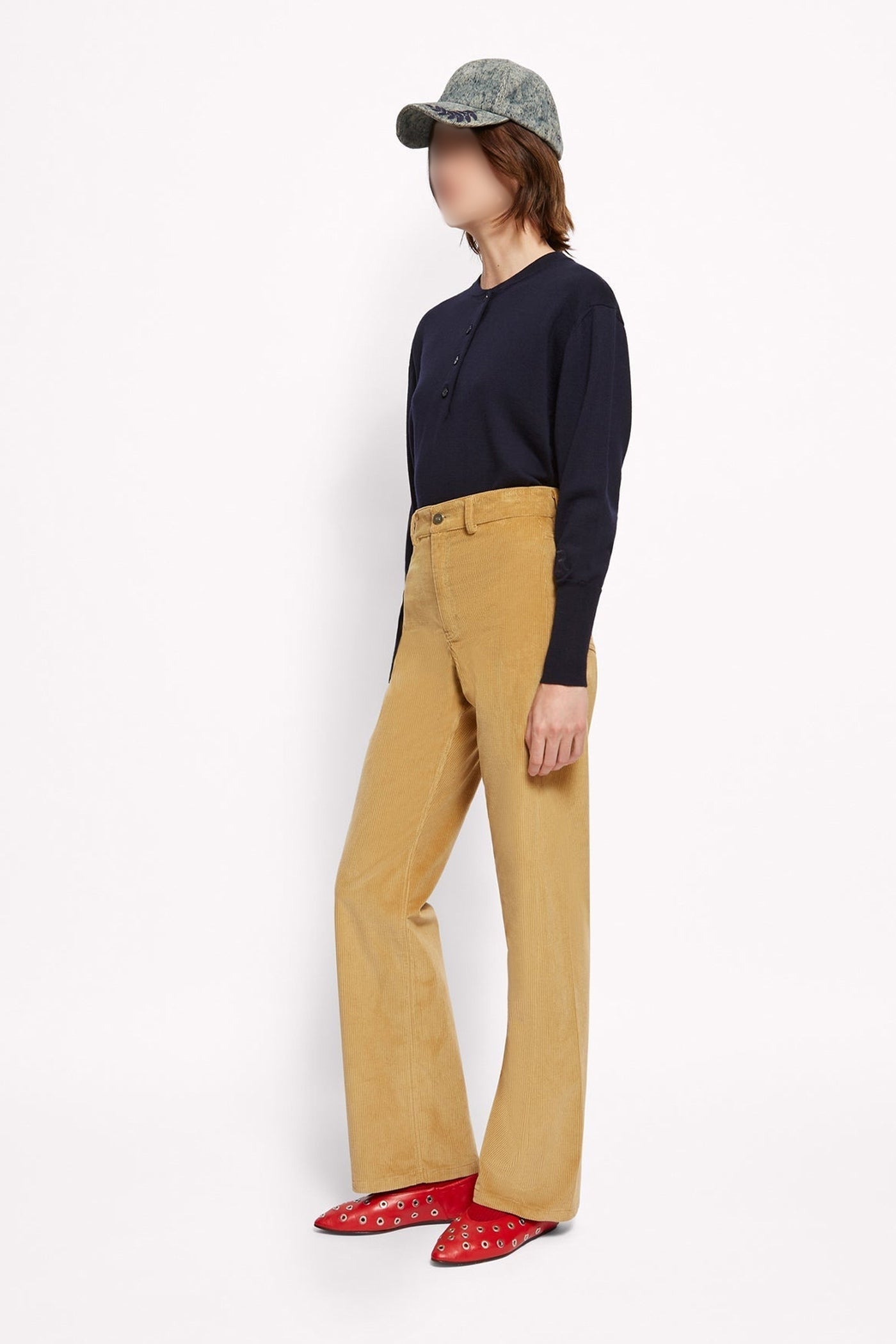 Pantalon Ward en coton - Beige