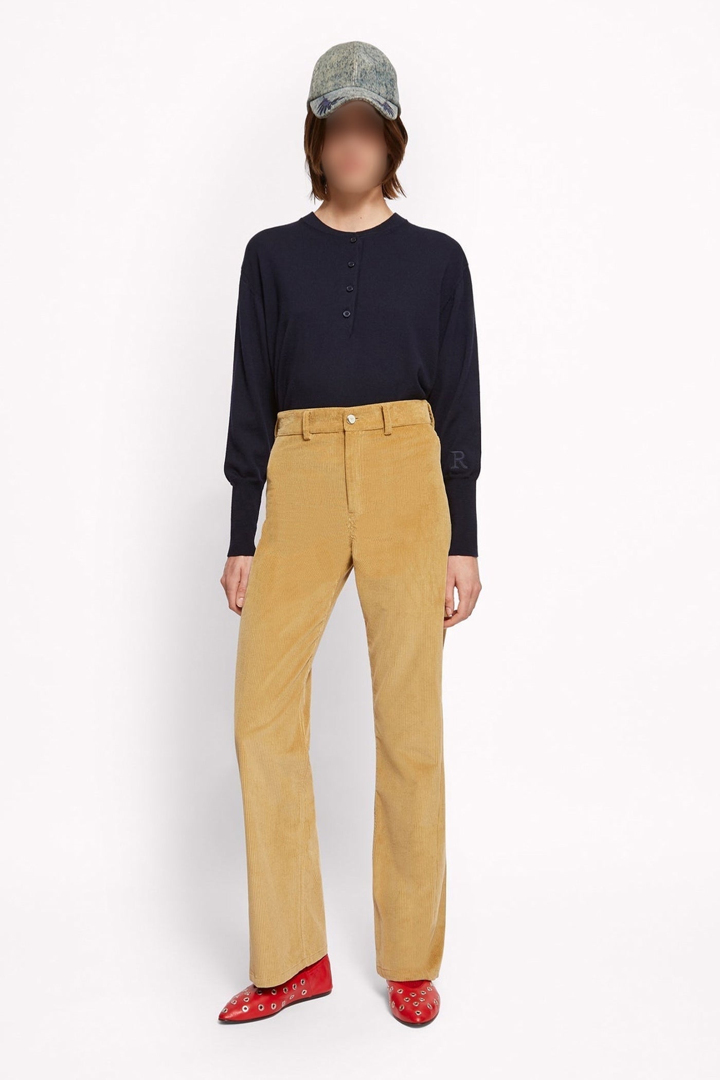 Pantalon Ward en coton - Beige