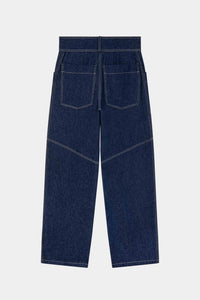Pantalon Wonka en coton - Indigo